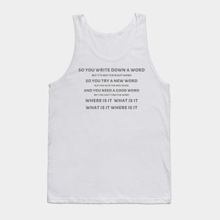 Hard to be the Bard Tank Top
